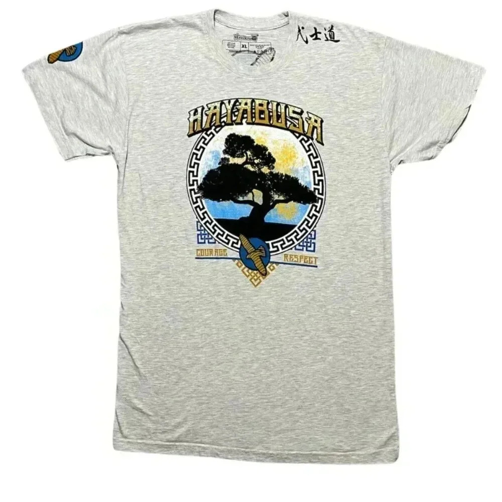 Hayabusa  Bonsai Courage Respect Graphic Print MMA Training T-Shirt Men's XL